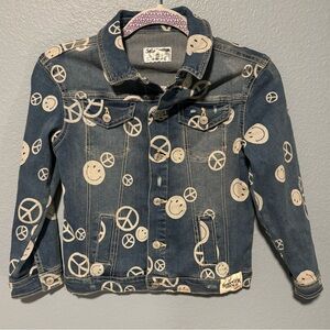 Justice X Stranger Things Denim Jacket Girls size Small (7/8)